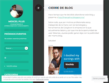 Tablet Screenshot of mexcel.wordpress.com