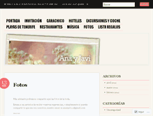 Tablet Screenshot of anayjavi11.wordpress.com