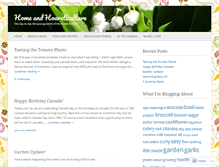 Tablet Screenshot of homeandhoareticulture.wordpress.com