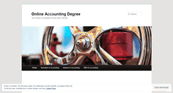 Desktop Screenshot of getonlineaccountingdegree.wordpress.com