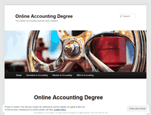 Tablet Screenshot of getonlineaccountingdegree.wordpress.com