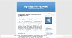 Desktop Screenshot of impetuosity.wordpress.com