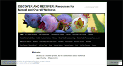 Desktop Screenshot of discoverandrecover.wordpress.com