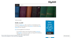 Desktop Screenshot of fdgddd.wordpress.com