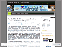 Tablet Screenshot of internetsegurovenezuela.wordpress.com