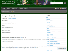 Tablet Screenshot of ladyserani.wordpress.com