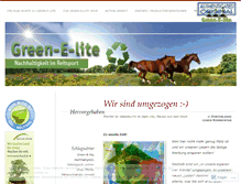 Tablet Screenshot of greenelite.wordpress.com