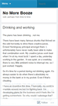 Mobile Screenshot of nomorebooze.wordpress.com