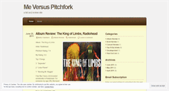 Desktop Screenshot of meversuspitchfork.wordpress.com