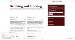 Desktop Screenshot of drinkingandstinking.wordpress.com