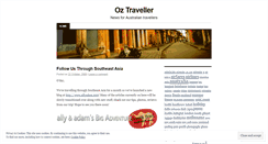 Desktop Screenshot of oztraveller.wordpress.com