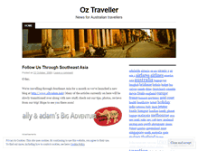 Tablet Screenshot of oztraveller.wordpress.com