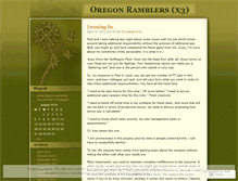 Tablet Screenshot of oregonramblersx3.wordpress.com