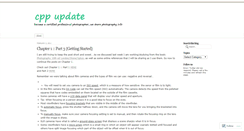 Desktop Screenshot of cppupdate.wordpress.com