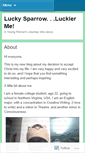 Mobile Screenshot of luckysparrowluckierme.wordpress.com