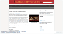 Desktop Screenshot of musicaltheatreguide.wordpress.com