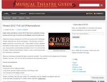 Tablet Screenshot of musicaltheatreguide.wordpress.com