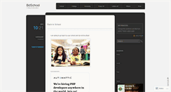 Desktop Screenshot of bdschool.wordpress.com