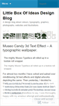 Mobile Screenshot of littleboxofideas.wordpress.com