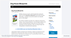 Desktop Screenshot of doghouseblueprints1.wordpress.com