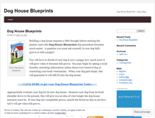 Tablet Screenshot of doghouseblueprints1.wordpress.com