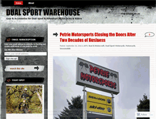 Tablet Screenshot of petriemotorsports.wordpress.com