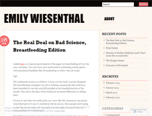 Tablet Screenshot of emilywiesenthal.wordpress.com