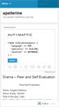 Mobile Screenshot of apellerine.wordpress.com