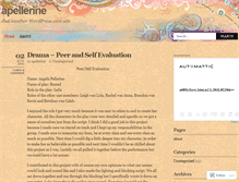 Tablet Screenshot of apellerine.wordpress.com