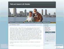 Tablet Screenshot of jessicaandmatt.wordpress.com