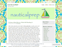 Tablet Screenshot of nauticalprep.wordpress.com