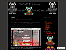Tablet Screenshot of chilli473.wordpress.com