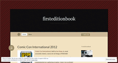 Desktop Screenshot of firsteditionbook.wordpress.com