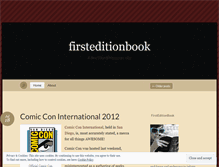 Tablet Screenshot of firsteditionbook.wordpress.com