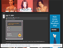 Tablet Screenshot of enchantedasianangels.wordpress.com
