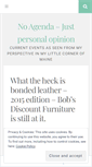 Mobile Screenshot of noagenda.wordpress.com