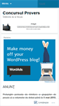Mobile Screenshot of concursulprovers.wordpress.com