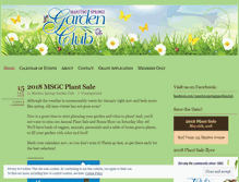 Tablet Screenshot of manitouspringsgardenclub.wordpress.com