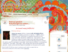 Tablet Screenshot of nazmiyehalvasi.wordpress.com