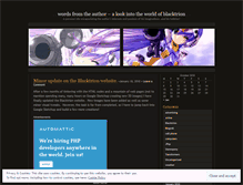 Tablet Screenshot of blacktrion.wordpress.com