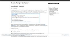 Desktop Screenshot of mtcustomers.wordpress.com