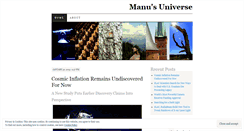 Desktop Screenshot of manusuniverse.wordpress.com