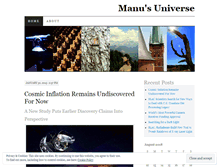 Tablet Screenshot of manusuniverse.wordpress.com