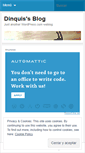 Mobile Screenshot of dinqui.wordpress.com