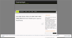 Desktop Screenshot of guiamanriquin.wordpress.com