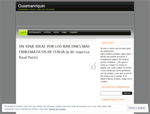 Tablet Screenshot of guiamanriquin.wordpress.com