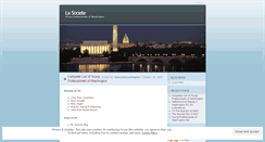 Desktop Screenshot of lasocietewashington.wordpress.com