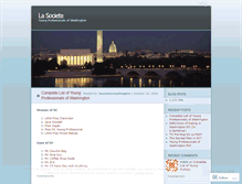 Tablet Screenshot of lasocietewashington.wordpress.com