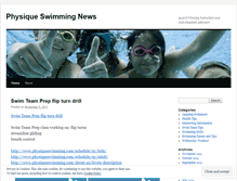 Tablet Screenshot of physiqueswimming.wordpress.com