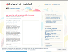 Tablet Screenshot of laboratorioinvisibel.wordpress.com